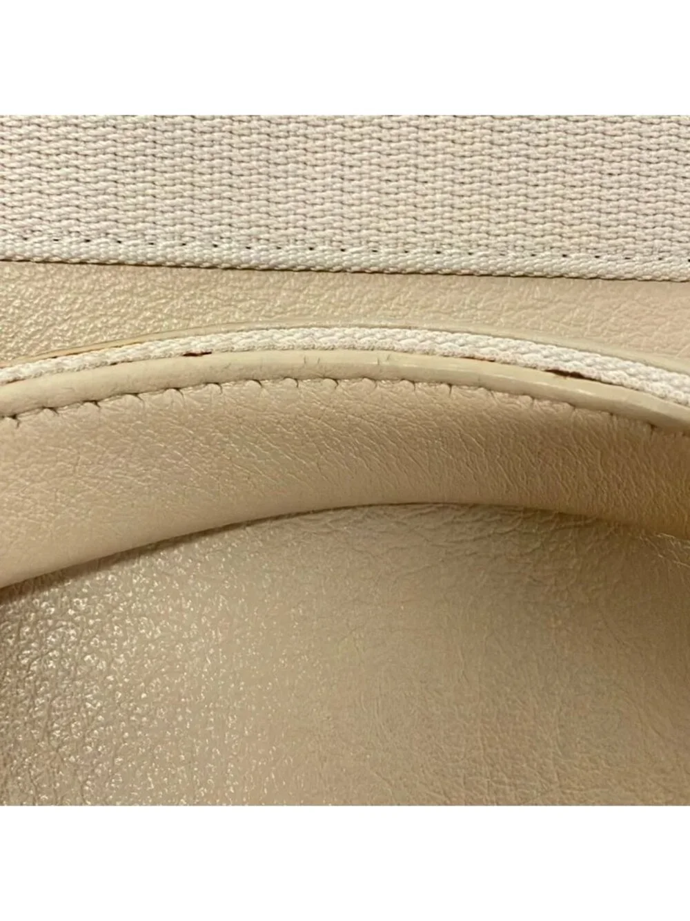Balenciaga Tote Navy Cabas XS Beige Leather